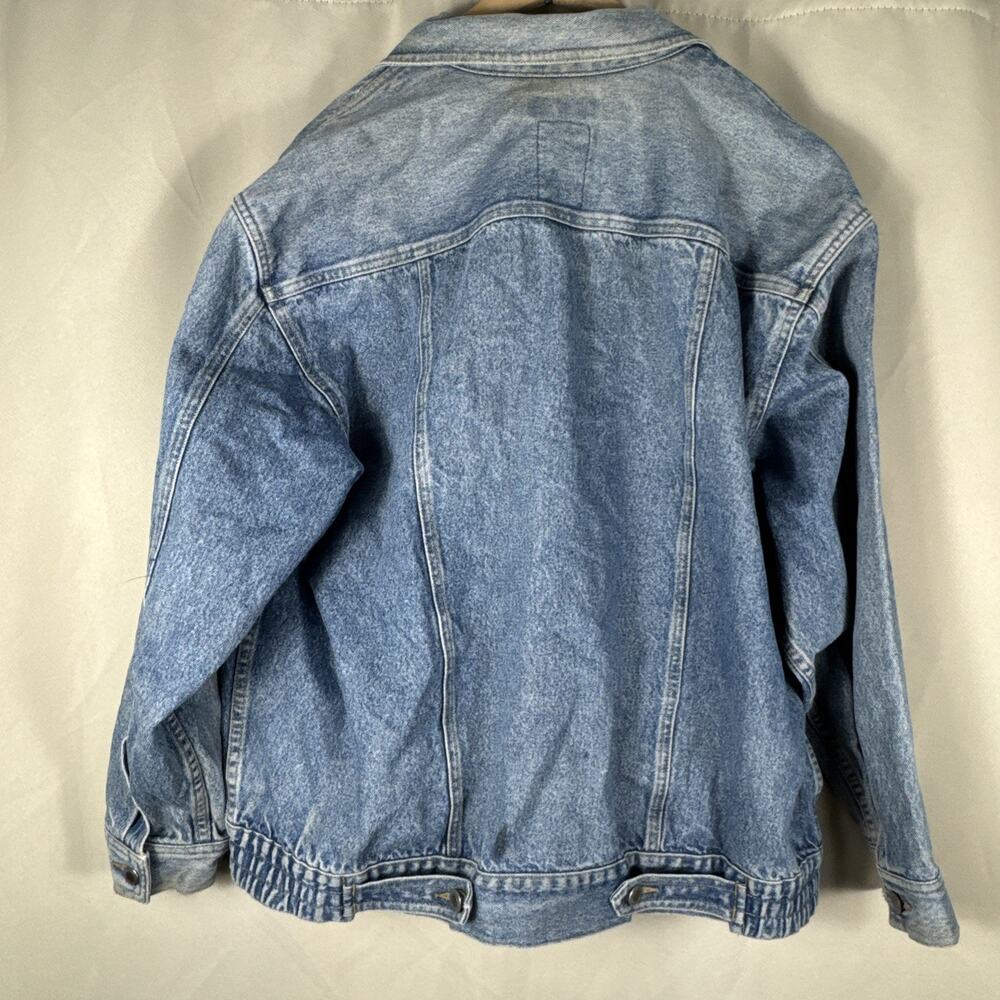 Vintage Elisabeth Liz Claiborne Blue Denim Jacket Western Cowboy Women’s 18 - Picture 6 of 7